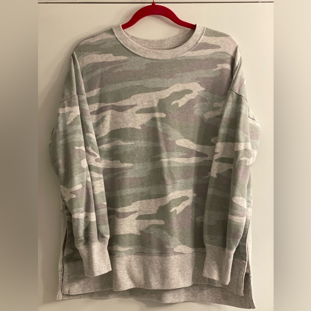 Aerie Camo Print Sweatshirt